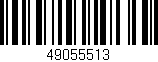 Código de barras (EAN, GTIN, SKU, ISBN): '49055513'