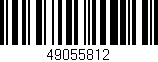 Código de barras (EAN, GTIN, SKU, ISBN): '49055812'