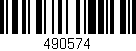 Código de barras (EAN, GTIN, SKU, ISBN): '490574'