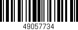 Código de barras (EAN, GTIN, SKU, ISBN): '49057734'