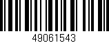 Código de barras (EAN, GTIN, SKU, ISBN): '49061543'