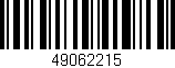 Código de barras (EAN, GTIN, SKU, ISBN): '49062215'