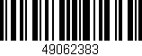 Código de barras (EAN, GTIN, SKU, ISBN): '49062383'