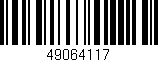 Código de barras (EAN, GTIN, SKU, ISBN): '49064117'