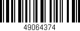 Código de barras (EAN, GTIN, SKU, ISBN): '49064374'