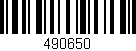 Código de barras (EAN, GTIN, SKU, ISBN): '490650'