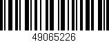 Código de barras (EAN, GTIN, SKU, ISBN): '49065226'