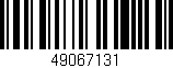 Código de barras (EAN, GTIN, SKU, ISBN): '49067131'