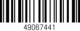 Código de barras (EAN, GTIN, SKU, ISBN): '49067441'