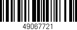 Código de barras (EAN, GTIN, SKU, ISBN): '49067721'