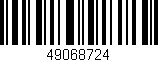 Código de barras (EAN, GTIN, SKU, ISBN): '49068724'