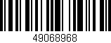 Código de barras (EAN, GTIN, SKU, ISBN): '49068968'