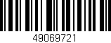 Código de barras (EAN, GTIN, SKU, ISBN): '49069721'