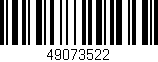 Código de barras (EAN, GTIN, SKU, ISBN): '49073522'