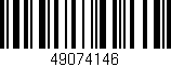 Código de barras (EAN, GTIN, SKU, ISBN): '49074146'