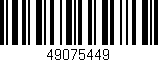 Código de barras (EAN, GTIN, SKU, ISBN): '49075449'