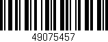 Código de barras (EAN, GTIN, SKU, ISBN): '49075457'