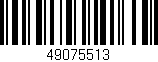 Código de barras (EAN, GTIN, SKU, ISBN): '49075513'