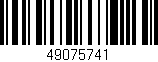 Código de barras (EAN, GTIN, SKU, ISBN): '49075741'