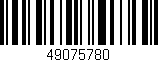 Código de barras (EAN, GTIN, SKU, ISBN): '49075780'