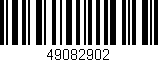 Código de barras (EAN, GTIN, SKU, ISBN): '49082902'