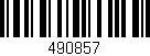 Código de barras (EAN, GTIN, SKU, ISBN): '490857'