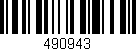 Código de barras (EAN, GTIN, SKU, ISBN): '490943'