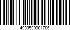 Código de barras (EAN, GTIN, SKU, ISBN): '4909500901786'