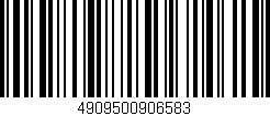 Código de barras (EAN, GTIN, SKU, ISBN): '4909500906583'