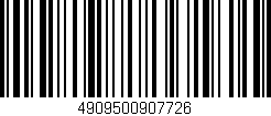 Código de barras (EAN, GTIN, SKU, ISBN): '4909500907726'