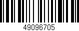 Código de barras (EAN, GTIN, SKU, ISBN): '49096705'