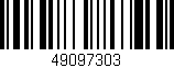 Código de barras (EAN, GTIN, SKU, ISBN): '49097303'