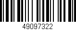 Código de barras (EAN, GTIN, SKU, ISBN): '49097322'