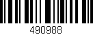 Código de barras (EAN, GTIN, SKU, ISBN): '490988'