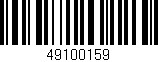 Código de barras (EAN, GTIN, SKU, ISBN): '49100159'