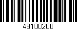 Código de barras (EAN, GTIN, SKU, ISBN): '49100200'