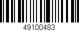 Código de barras (EAN, GTIN, SKU, ISBN): '49100483'