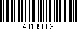 Código de barras (EAN, GTIN, SKU, ISBN): '49105603'