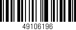 Código de barras (EAN, GTIN, SKU, ISBN): '49106196'