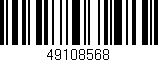 Código de barras (EAN, GTIN, SKU, ISBN): '49108568'