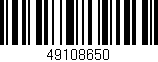 Código de barras (EAN, GTIN, SKU, ISBN): '49108650'