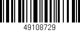 Código de barras (EAN, GTIN, SKU, ISBN): '49108729'