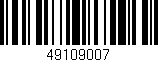 Código de barras (EAN, GTIN, SKU, ISBN): '49109007'