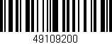 Código de barras (EAN, GTIN, SKU, ISBN): '49109200'