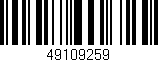 Código de barras (EAN, GTIN, SKU, ISBN): '49109259'