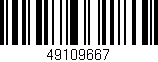 Código de barras (EAN, GTIN, SKU, ISBN): '49109667'