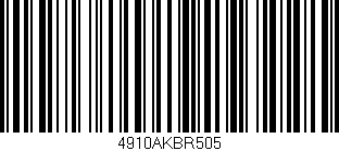 Código de barras (EAN, GTIN, SKU, ISBN): '4910AKBR505'