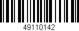 Código de barras (EAN, GTIN, SKU, ISBN): '49110142'
