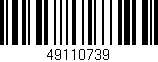 Código de barras (EAN, GTIN, SKU, ISBN): '49110739'