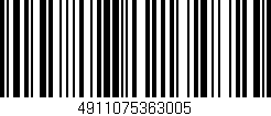 Código de barras (EAN, GTIN, SKU, ISBN): '4911075363005'